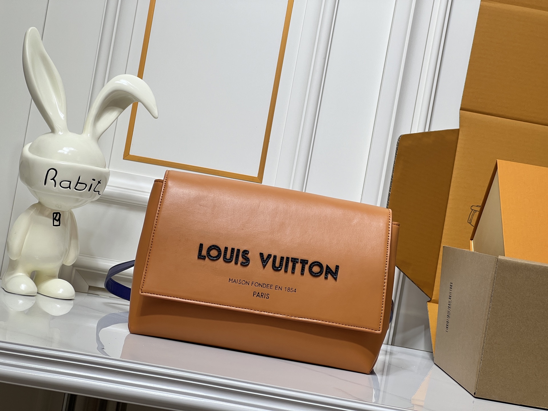 Louis Vuitton LV Classic Handbag Premium Canvas Model M13344 Top Handle Street Style High-End Fashion
